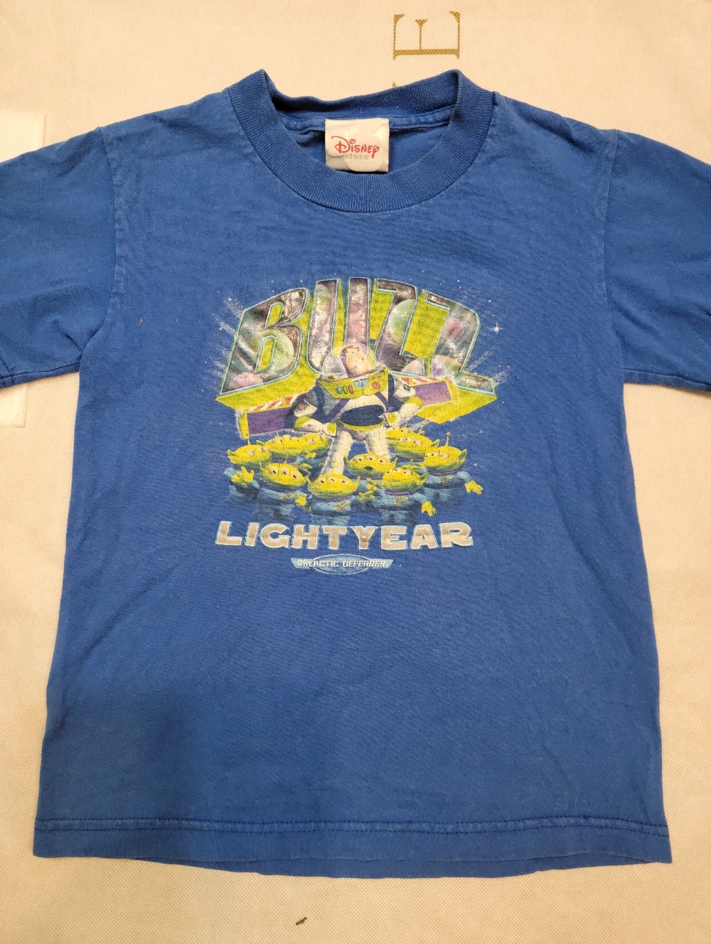 Vintage disney store vintage blue buzz lightyear tee XS fits between 3-5
